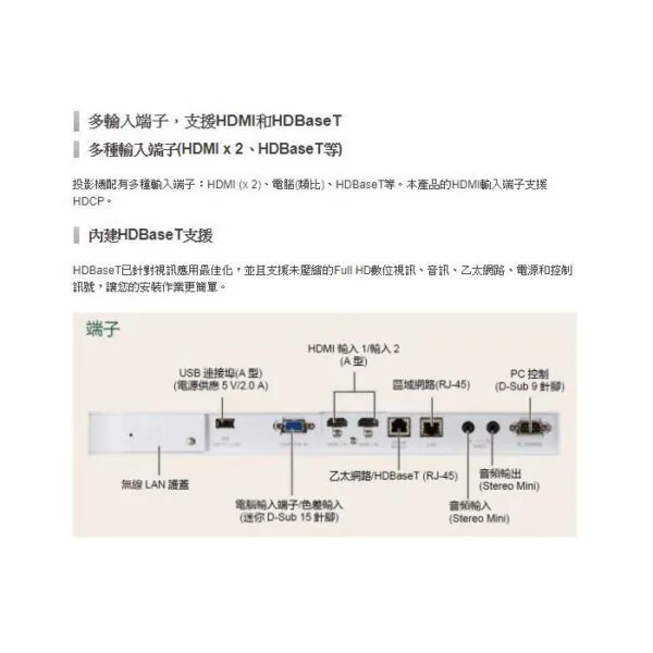 【有現貨 不必等】NEC P525UL LCD 雷射投影機 5000流明高亮度 WUXGA 高解析度 投影機