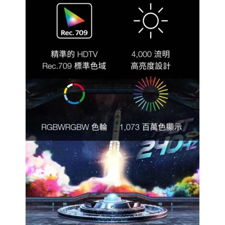 Optoma UHD35+ 4K 高亮度 4000流明 劇院電玩投影機