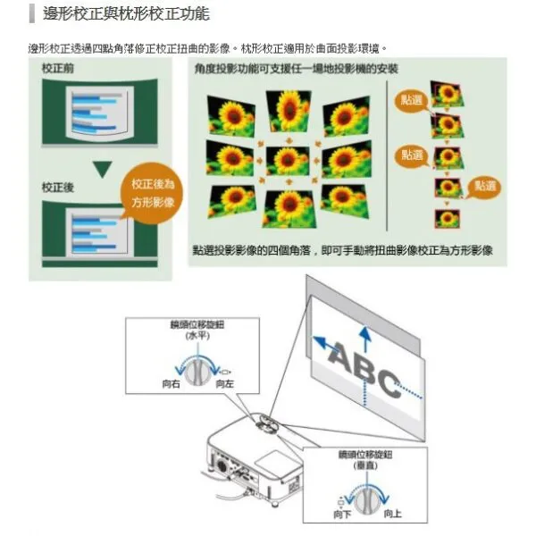 NEC P554W 6000流明 高亮度液晶投影機 原廠公司貨 保固三年