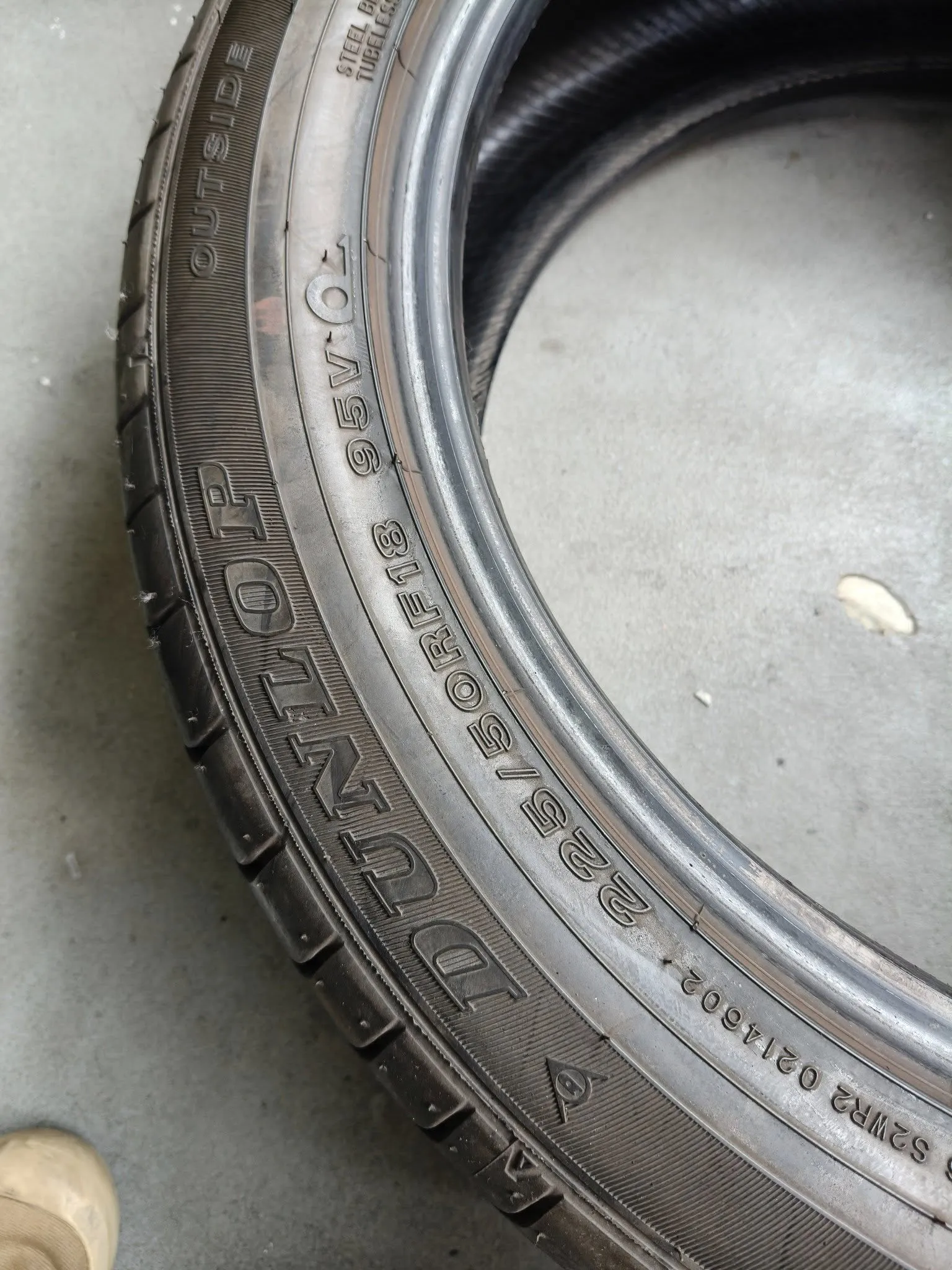 特價中古胎225/5018