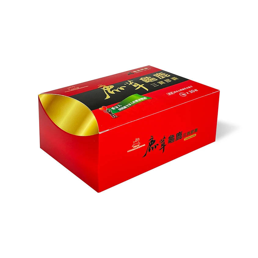 鹿茸龜鹿三寶膠囊 | 日插造型盒