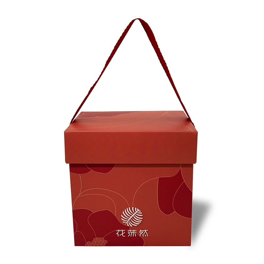 花沐然&龜苓茶 | 手提隱藏卡扣式包裝盒