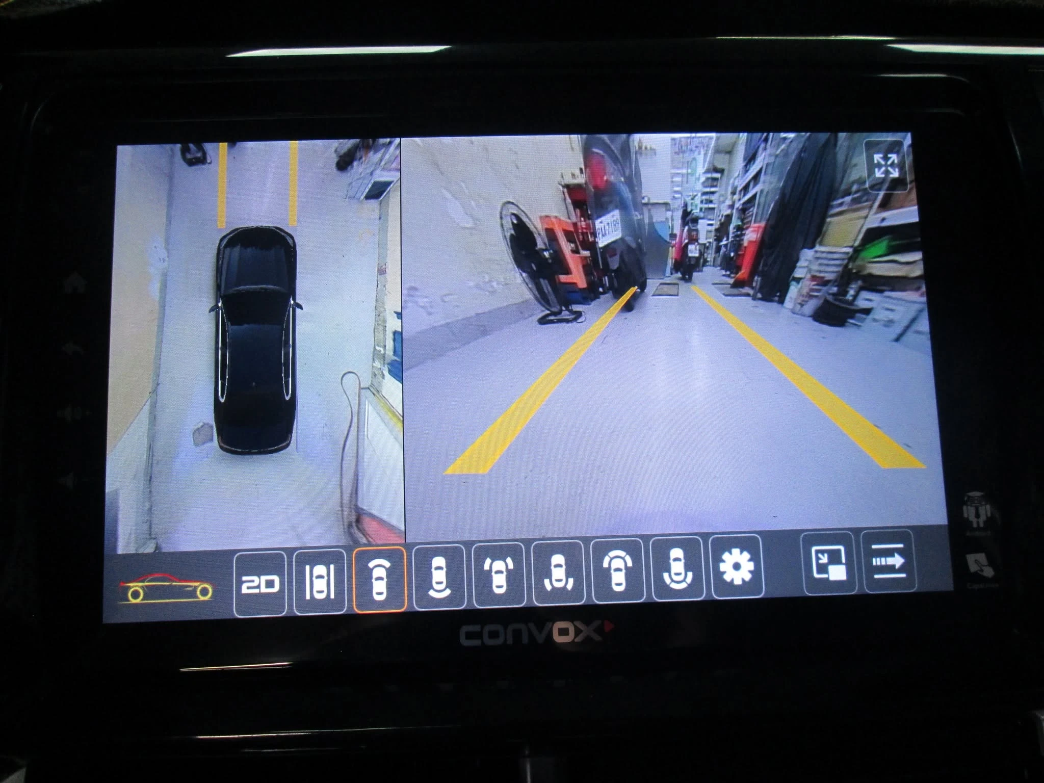 TOYOTA-PREVIA 升級多媒體安卓機+360º環景系統