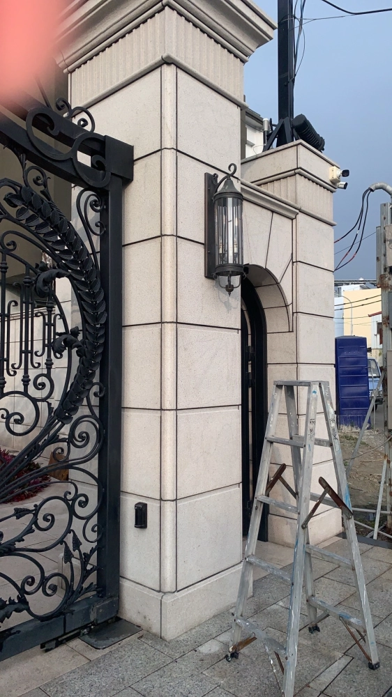 雲林莿桐｜石材鏽斑清潔