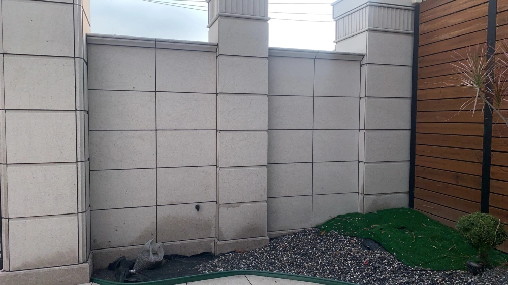 雲林莿桐｜石材鏽斑清潔