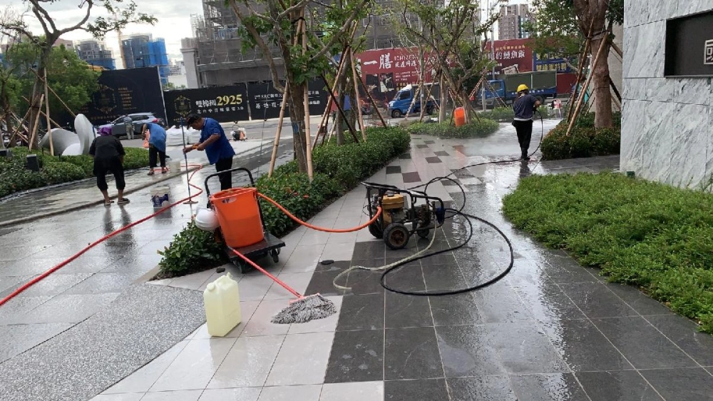地板清洗工程/台中清洗工程/環境美化工程