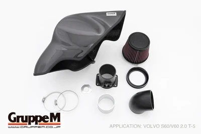 GruppeM 碳纖維進氣 – Volvo V60/V60 T5 2.0T (2014~2016)