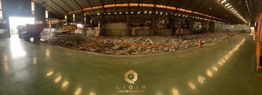 大亞電纜施作地坪工程