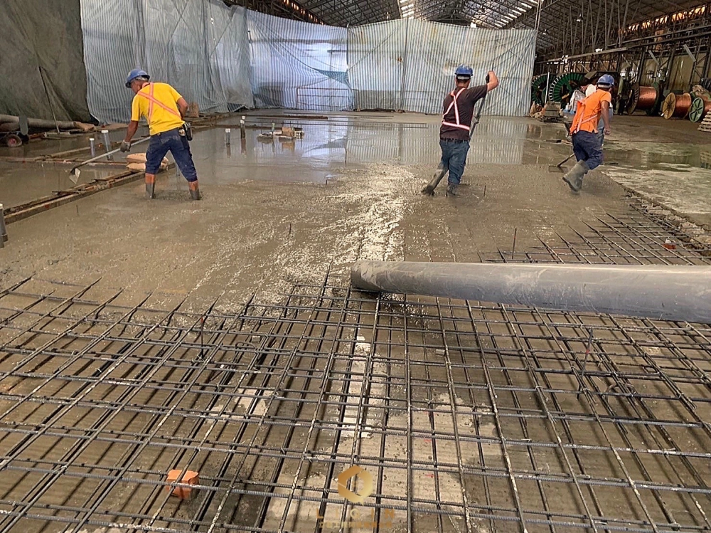 大亞電纜施作地坪工程