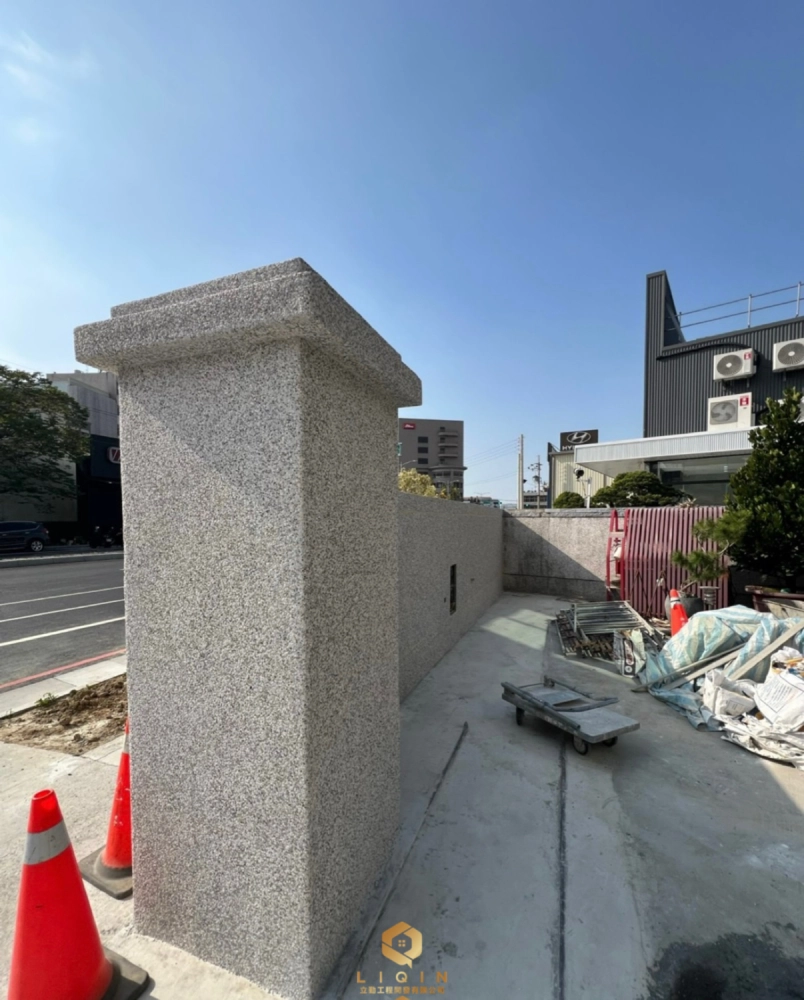 南市永康區新建圍牆