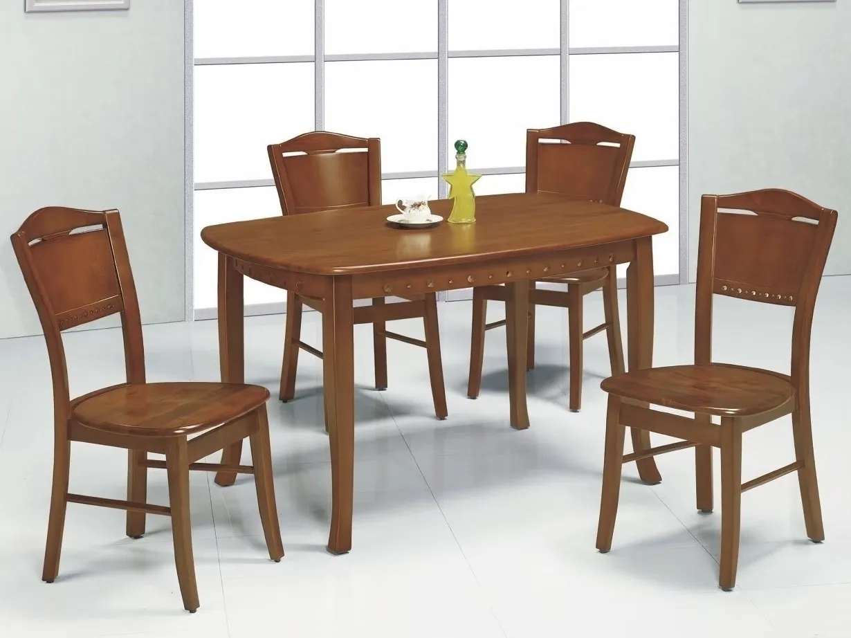 小法式實木橢圓桌