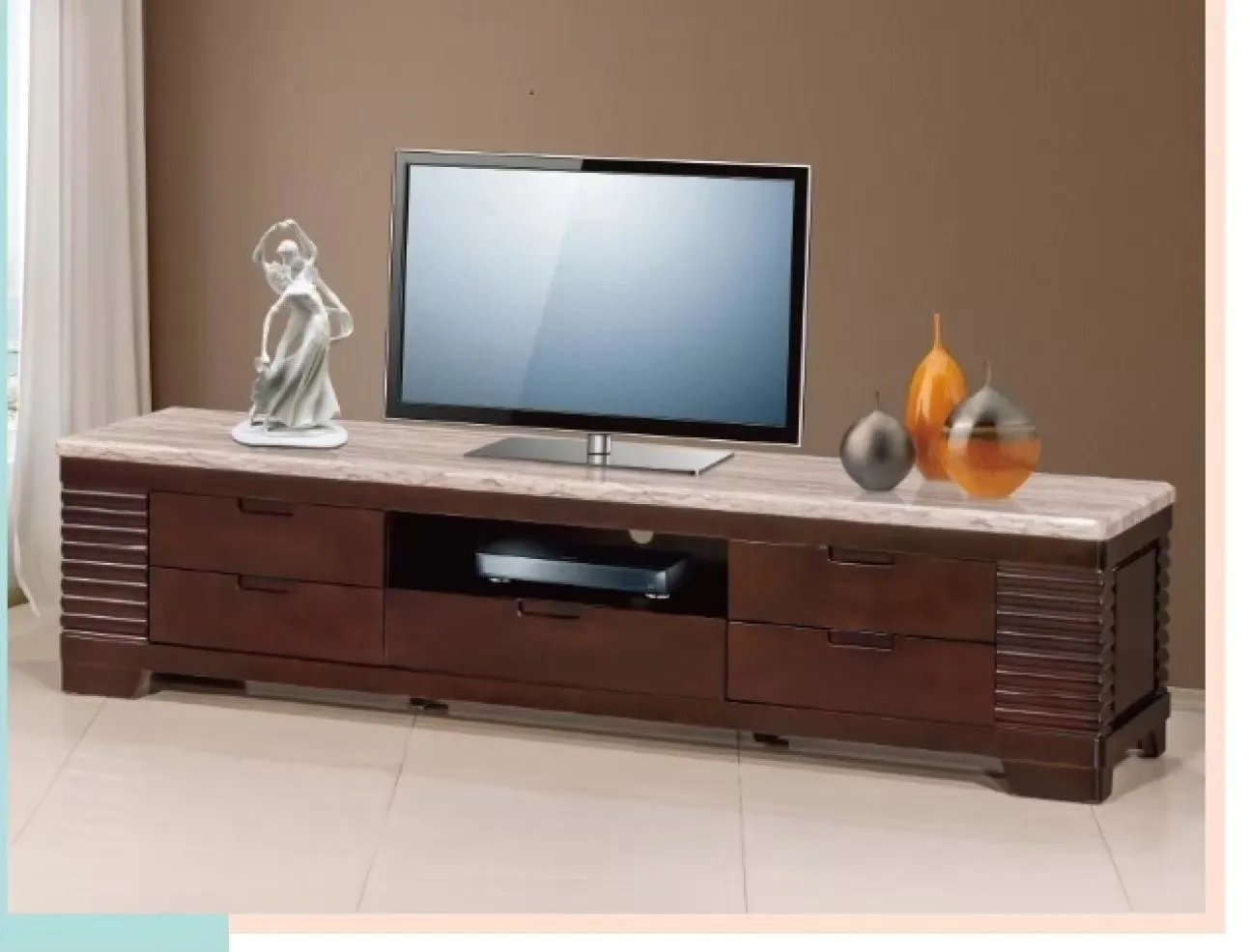 凱悅紅7尺電視櫃