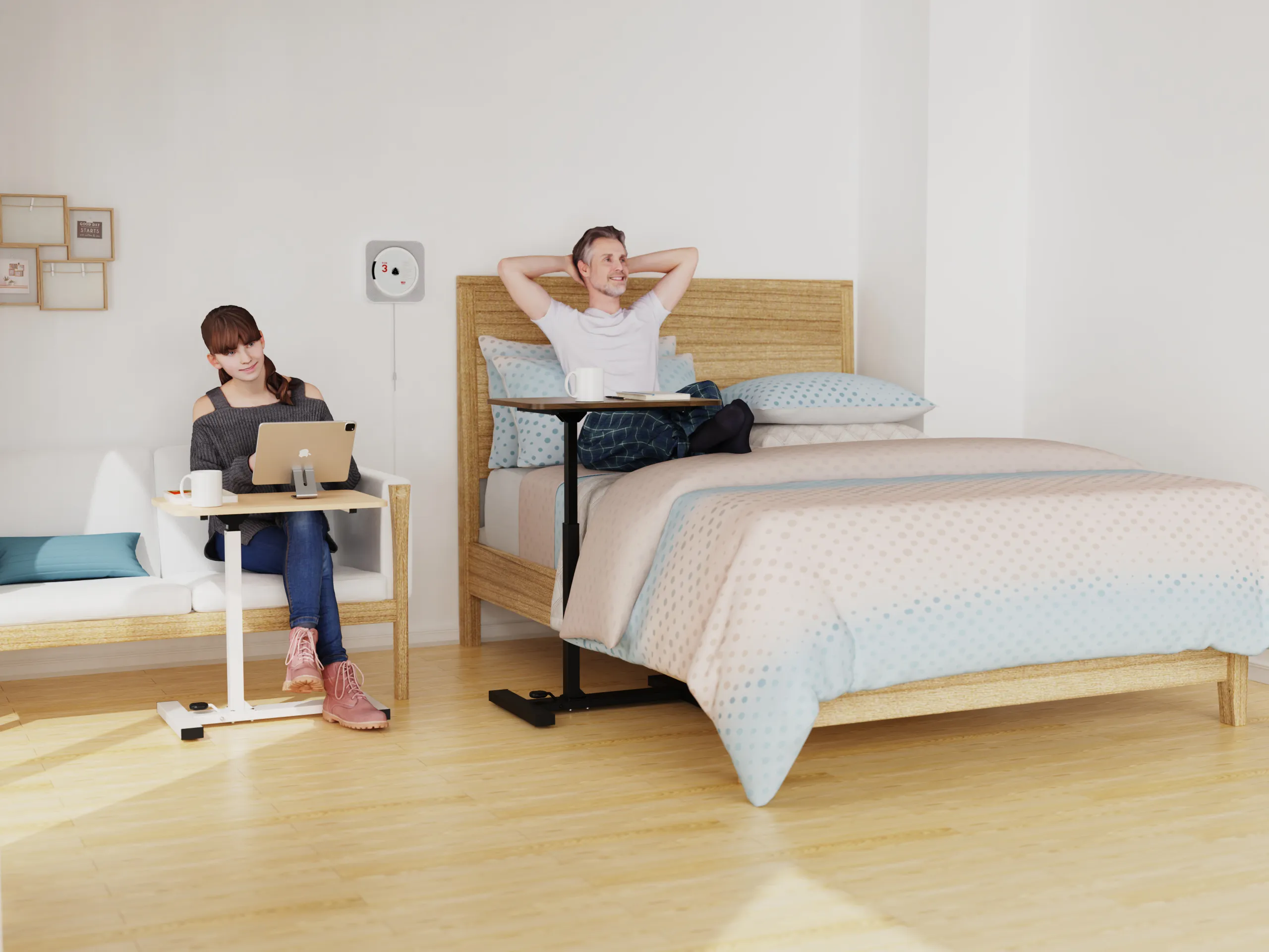 KA-4816氣壓升降邊几