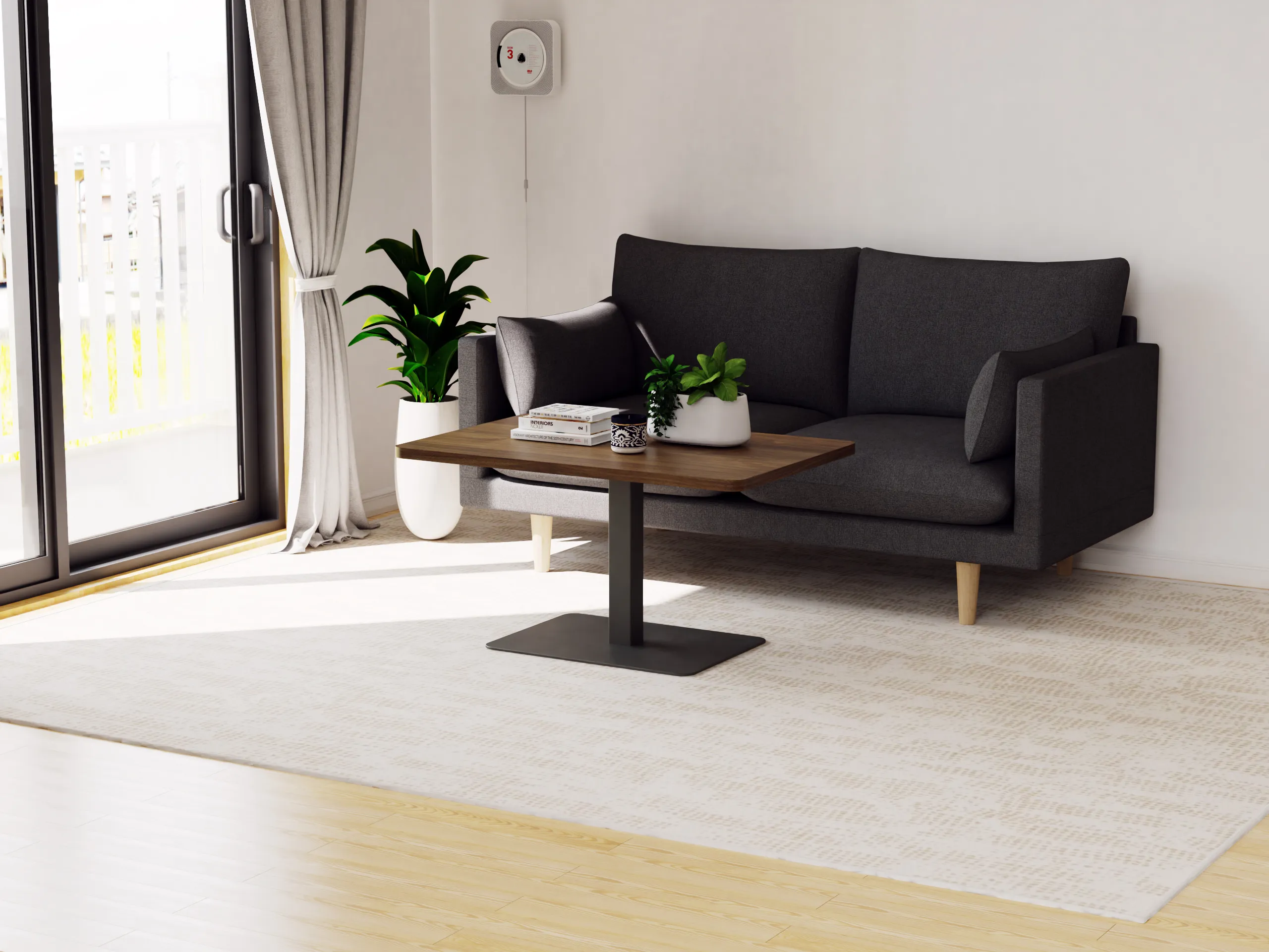 KA-4831氣壓升降茶几