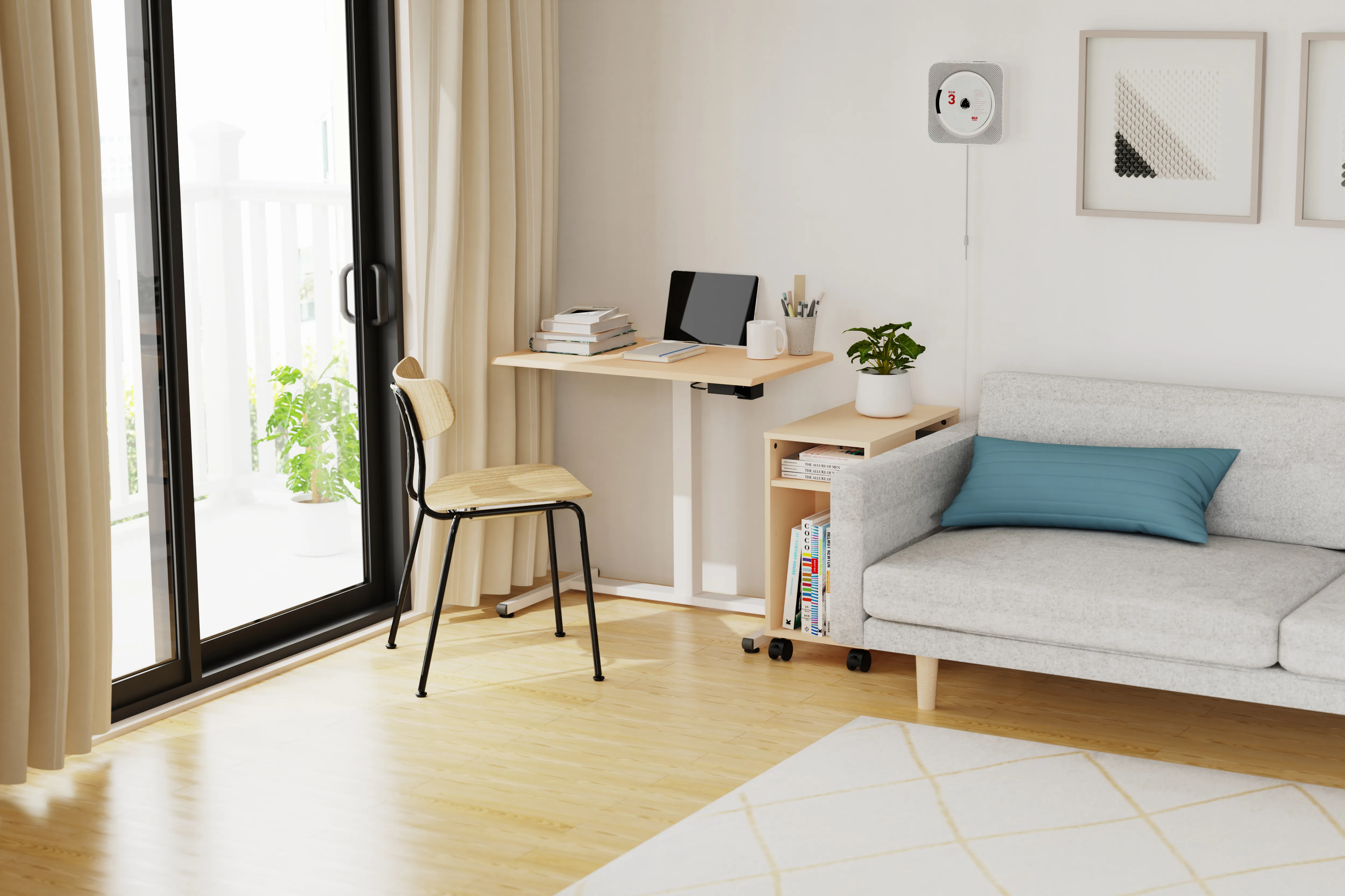 KA-4814家居多用途氣壓升降桌(高)