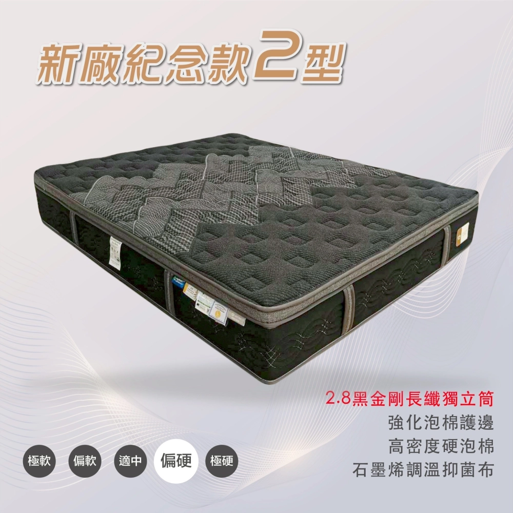 龍馬名床 新二款特殊床（標準雙人）