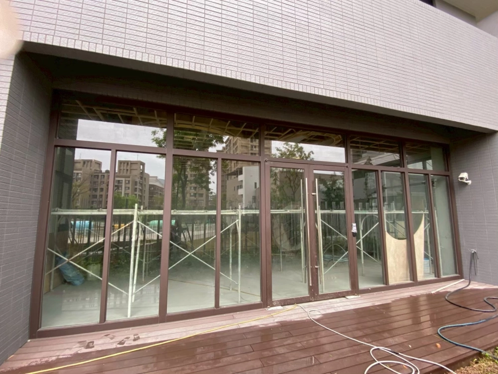 不銹鋼烤漆玻璃門/玻璃自動門