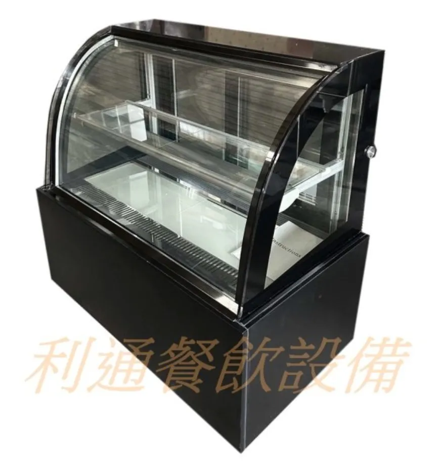 鋰奇蒙-蛋糕櫃.3尺-桌上型.(弧形).(黑色)