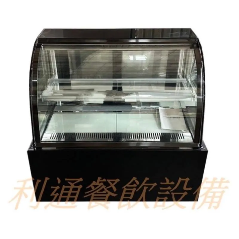 鋰奇蒙-蛋糕櫃.3尺-桌上型.(弧形).(黑色)