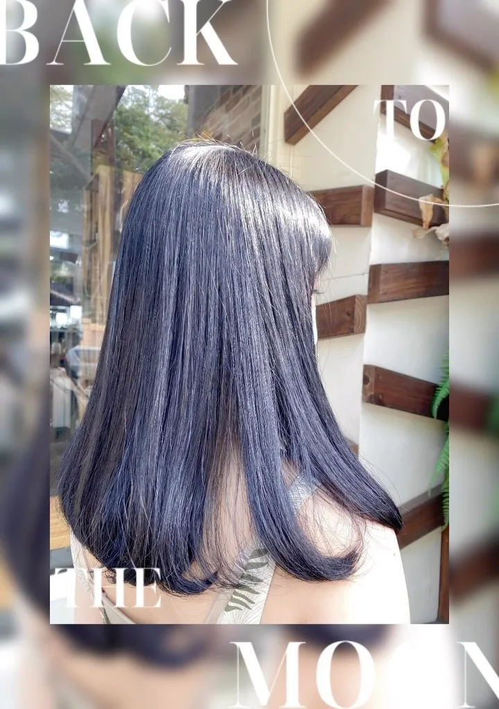 藍黑色染髮為什麼這麼顯白？