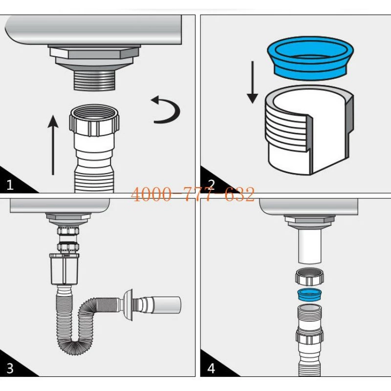 ［台灣現貨］不鏽鋼面盆落水頭含管 翻蓋式 落水頭 排水管 有溢水孔
