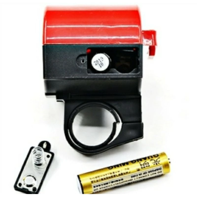 ［台灣現貨］電子喇叭 附panasonic原廠高性能電池 夾式喇叭 聲音響亮 腳踏車 電動車 機車 代步車 適用