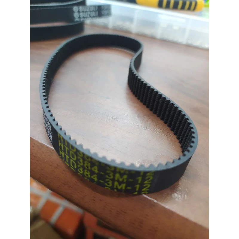 ［台灣現貨］耐磨加厚款 電動滑板車專用皮帶 384-3M-12 傳動帶 3M-384-12
