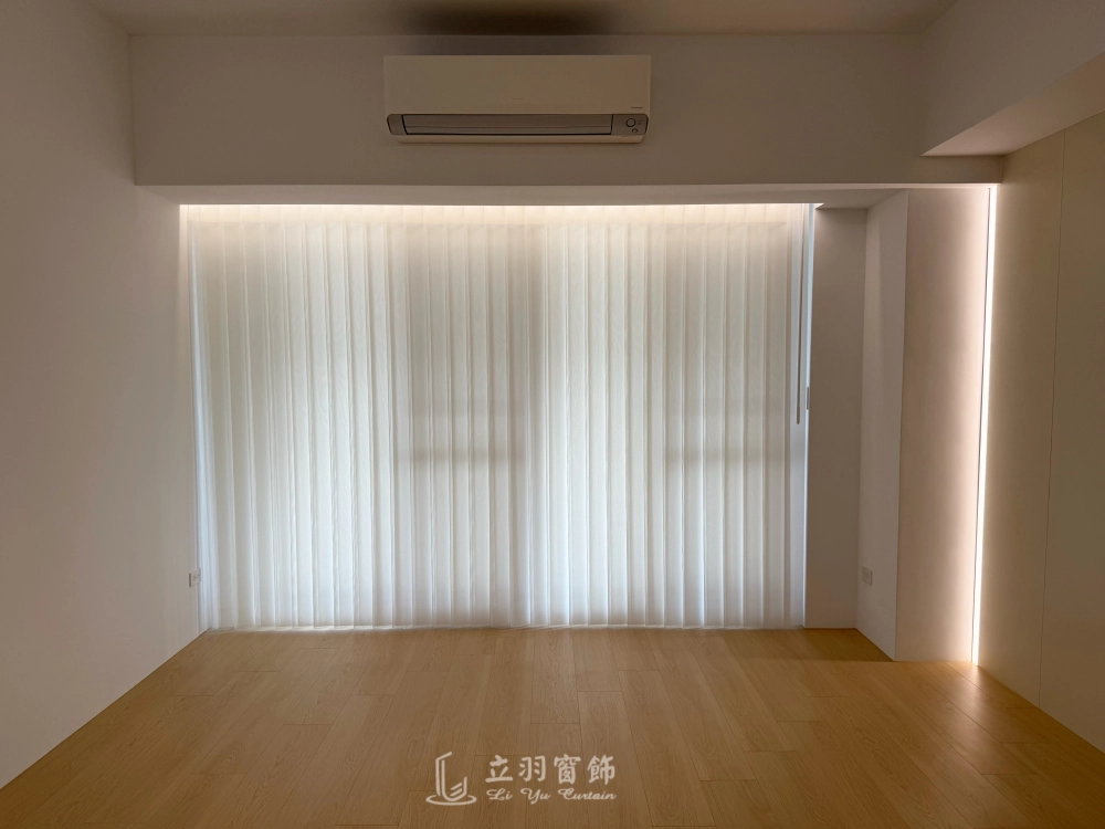 直立柔紗簾｜穿透簾