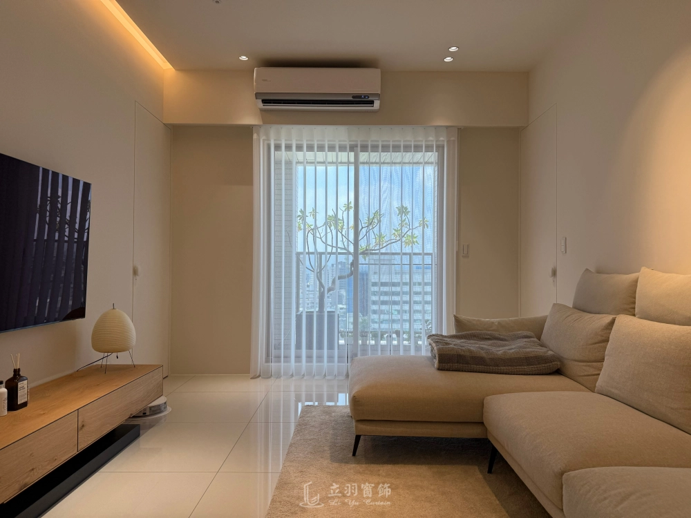 直立柔紗簾｜穿透簾