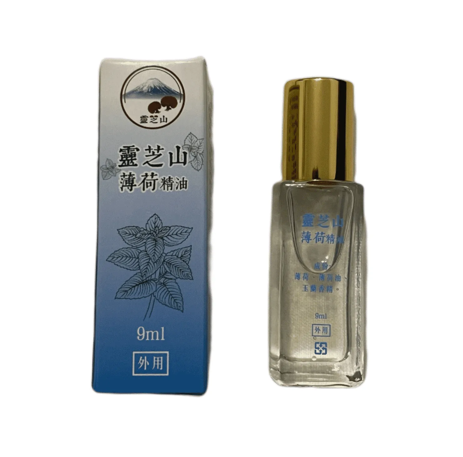 靈芝山 薄荷精油(滾珠版) 9ml 