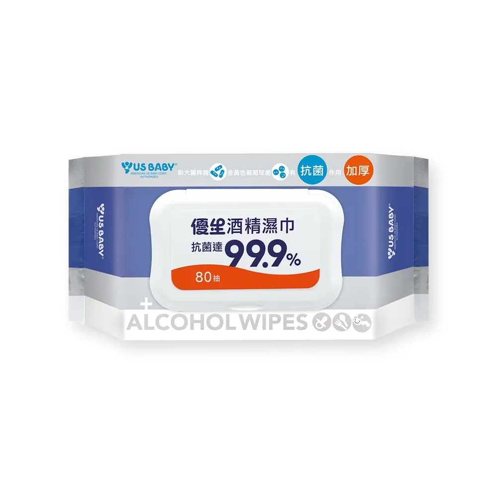 優生 酒精濕巾-超厚型加蓋80抽
