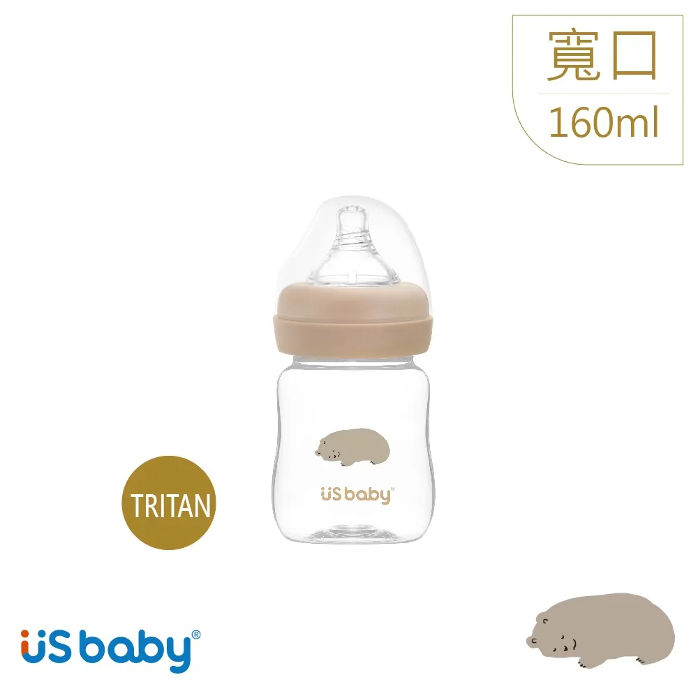 優生 真母感愛地球TRITAN奶瓶-寬口徑160ml(棕熊)