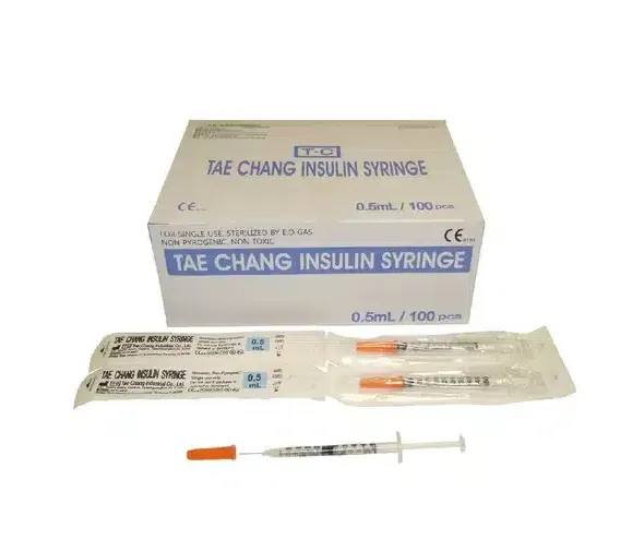 太昌”胰島素注射器(附針) 0.5ml  100支/盒