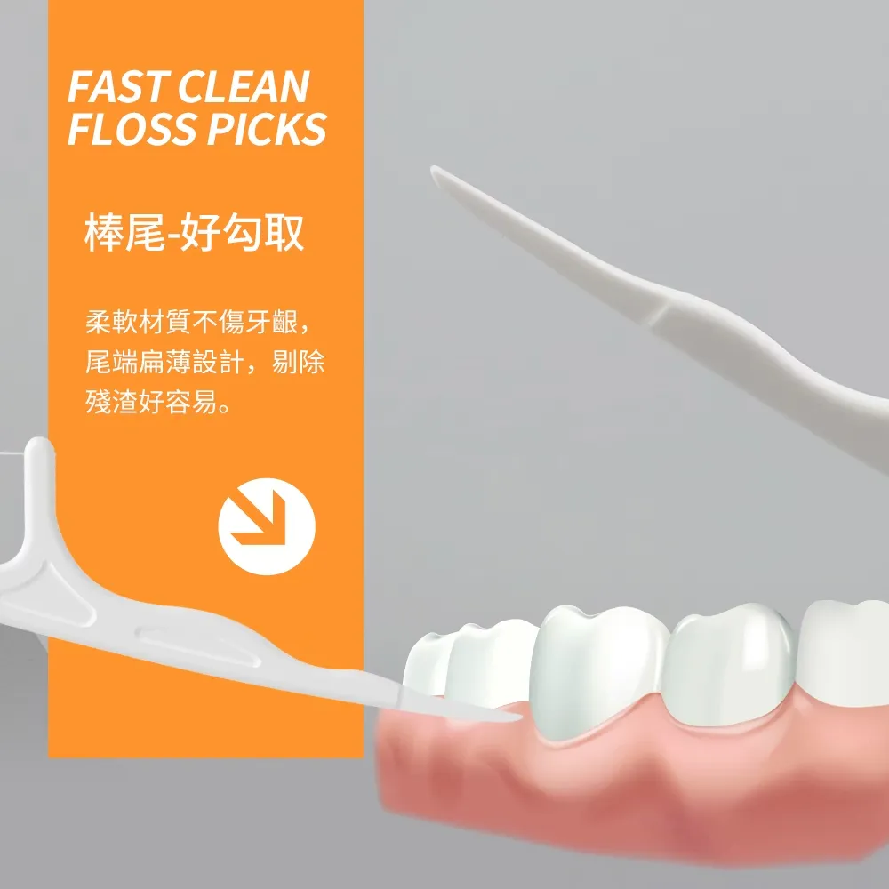 奈森克林 細滑牙線棒(50支袋)
