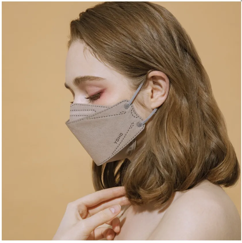 佑合4D美型修容口罩 10入/包(奶茶棕)