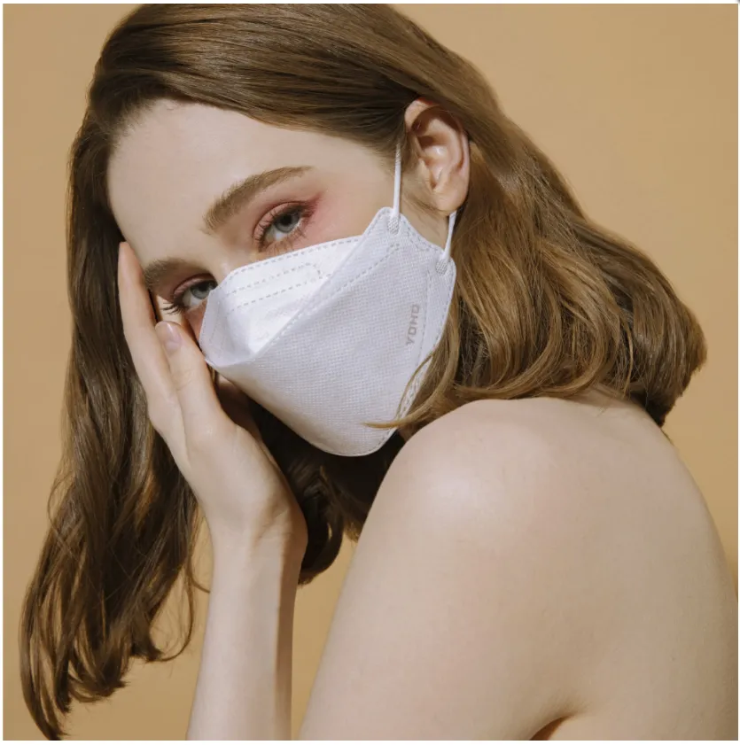 佑合4D美型修容口罩 10入/包(月牙白)