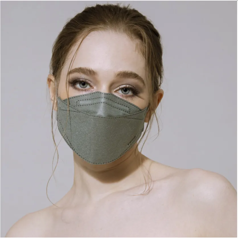 佑合4D美型修容口罩 10入/包(幽靜綠)