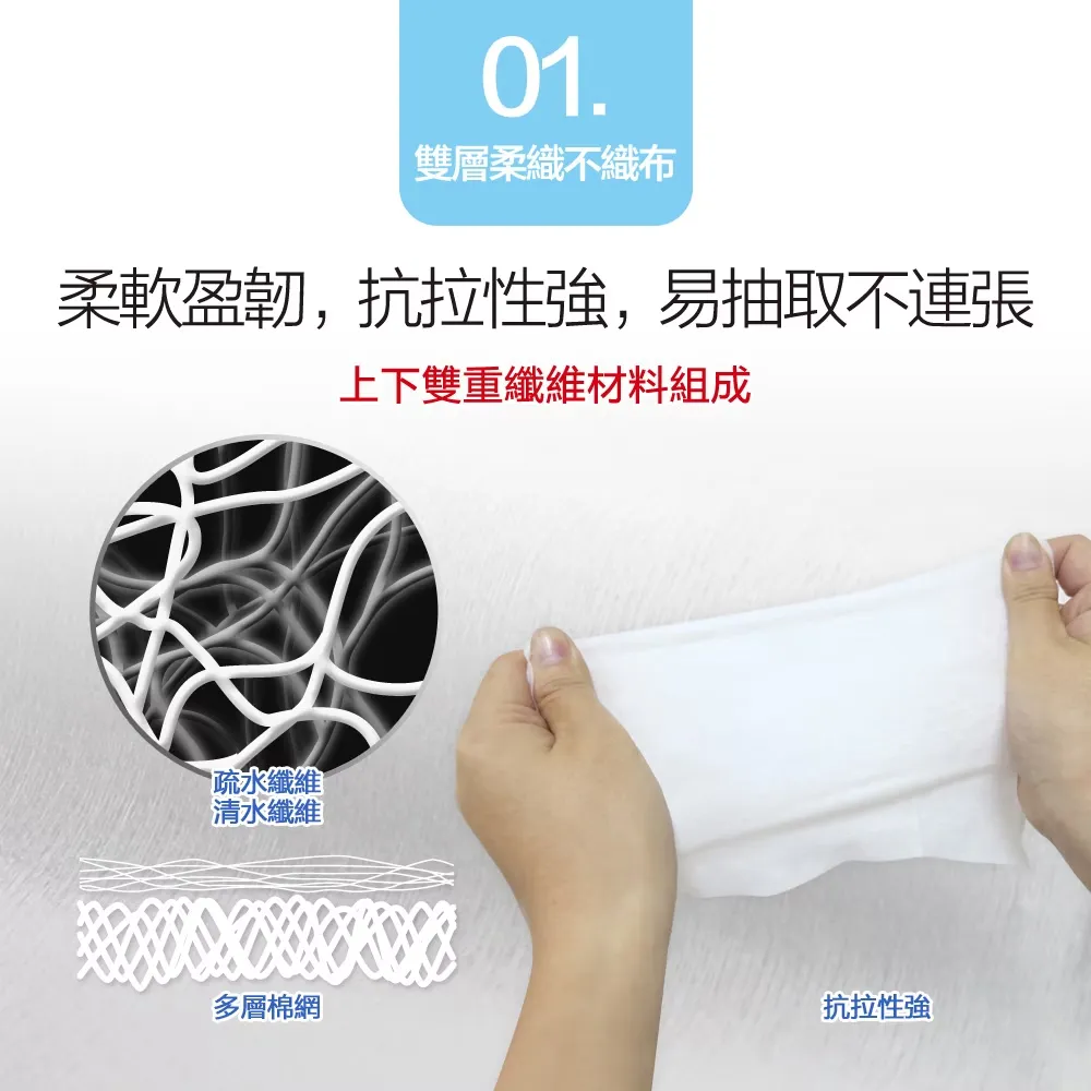 純水柔濕巾70抽【4包組】