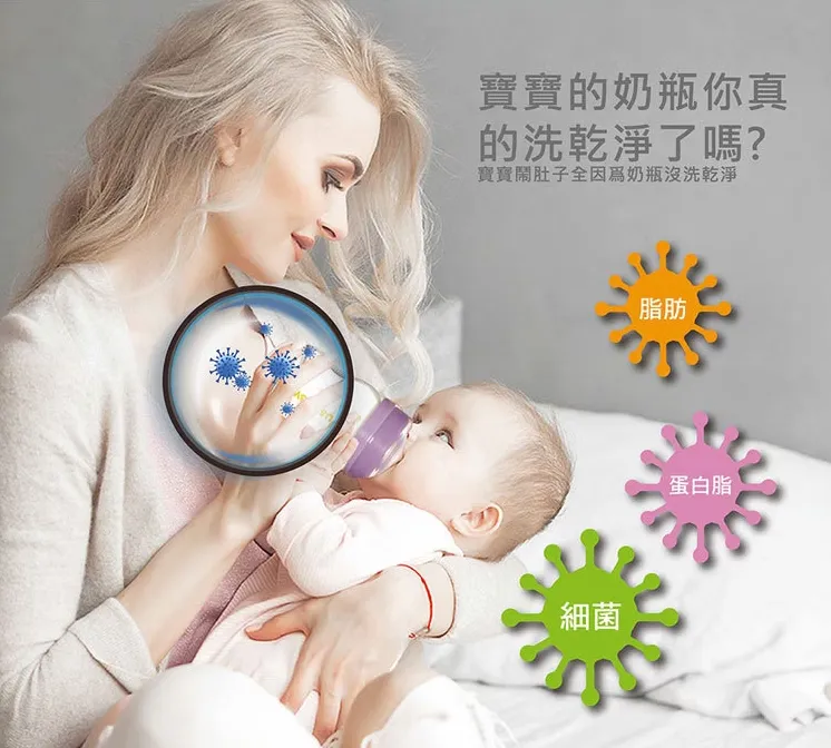 優生 鬃毛旋轉奶瓶刷-棕熊(附奶嘴刷)