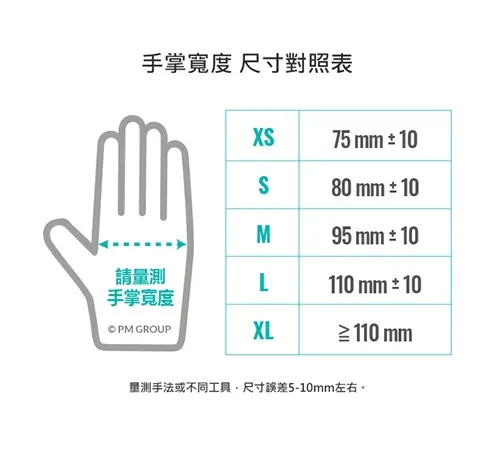 醫博康 PVC 檢診手套(無粉) 100入/盒 透明色