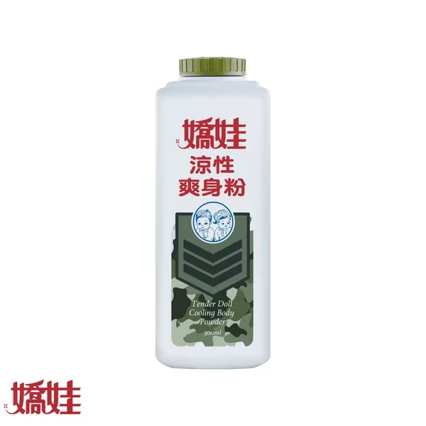 嬌娃 爽身粉-迷彩版 300g 【嬰兒】【涼性】