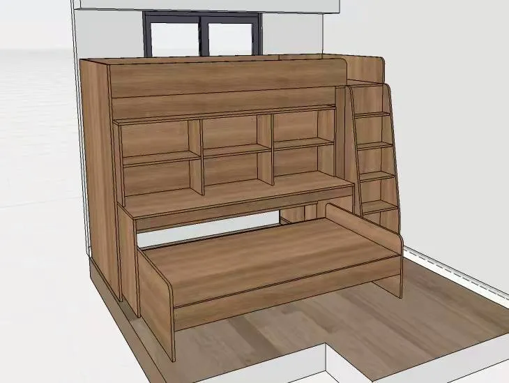 實木上下床訂製