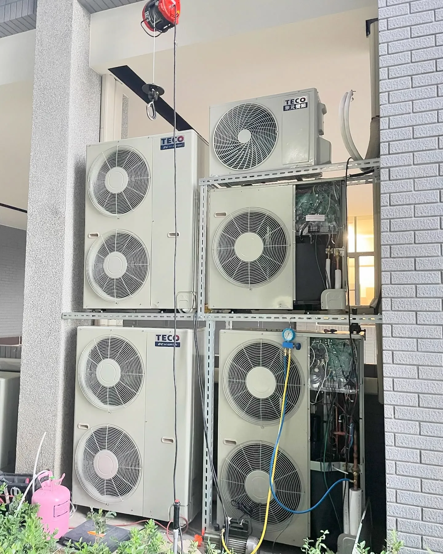 大樓商用空調/多聯VRF/一對多-商用空調安裝/台中商用空調安裝/大雅商用空調安裝