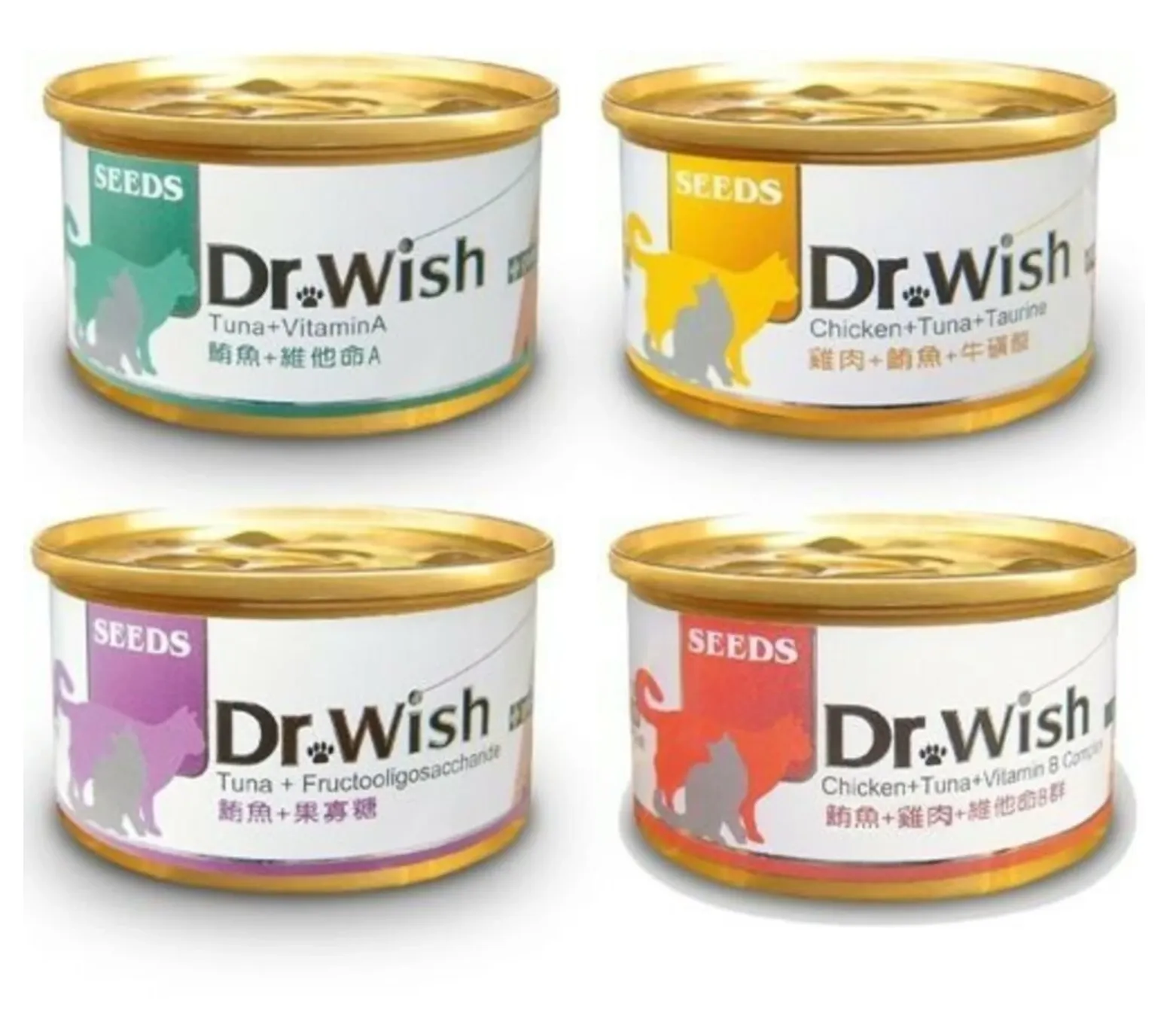 SEEDS 惜時 聖萊西 Dr. Wish 愛貓營養食罐頭