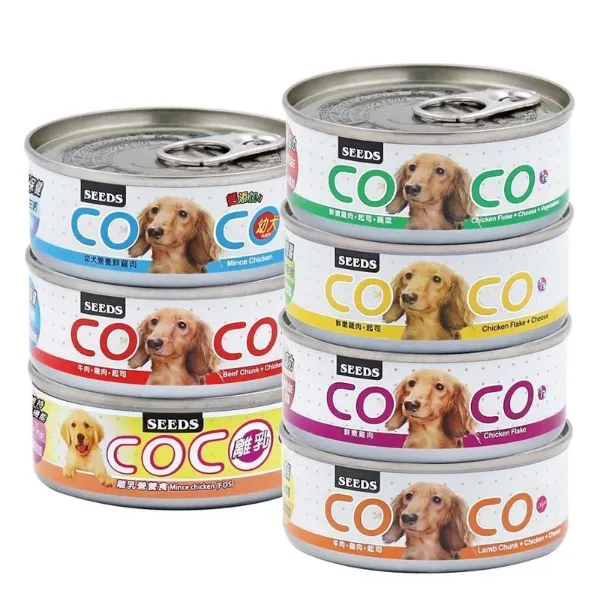 惜時 聖萊西 COCO 愛犬機能餐罐 機能性罐頭 80g 