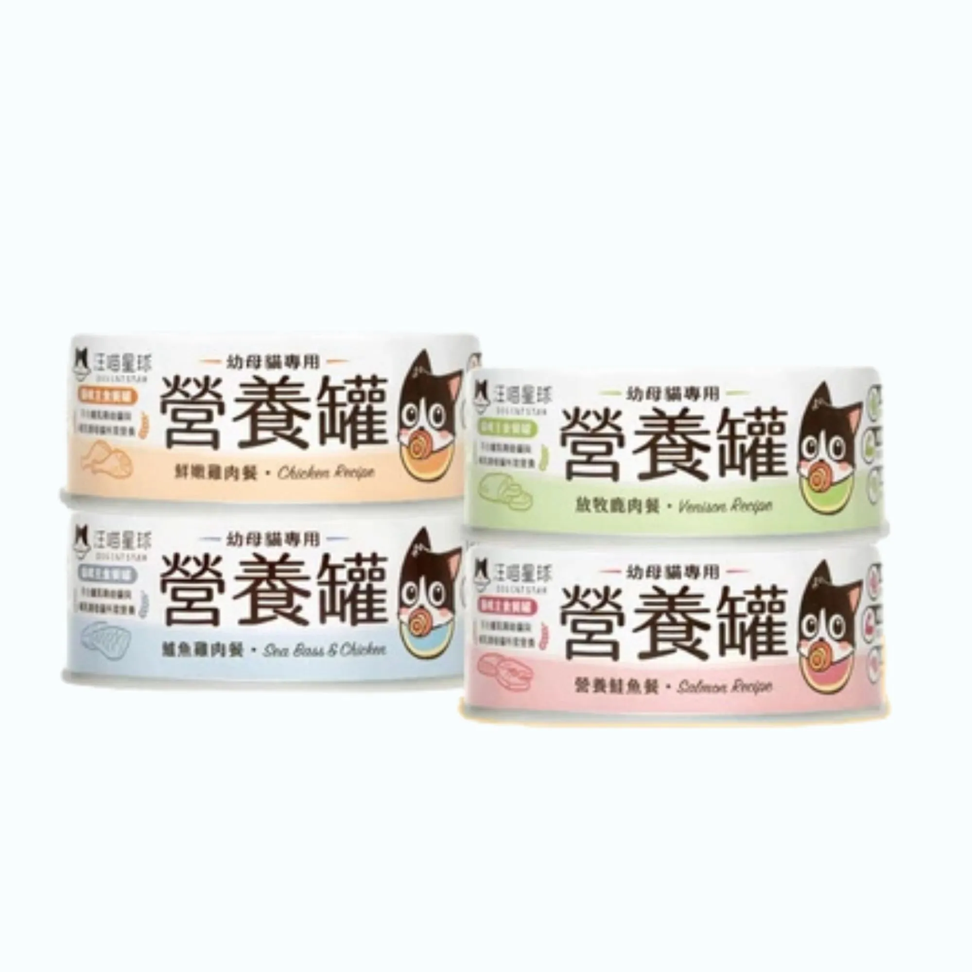 汪喵星球 幼母貓98%營養無膠主食罐 單罐80G