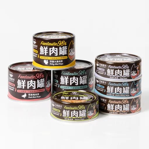 汪喵星球 貓用98%鮮肉無膠主食罐  165g