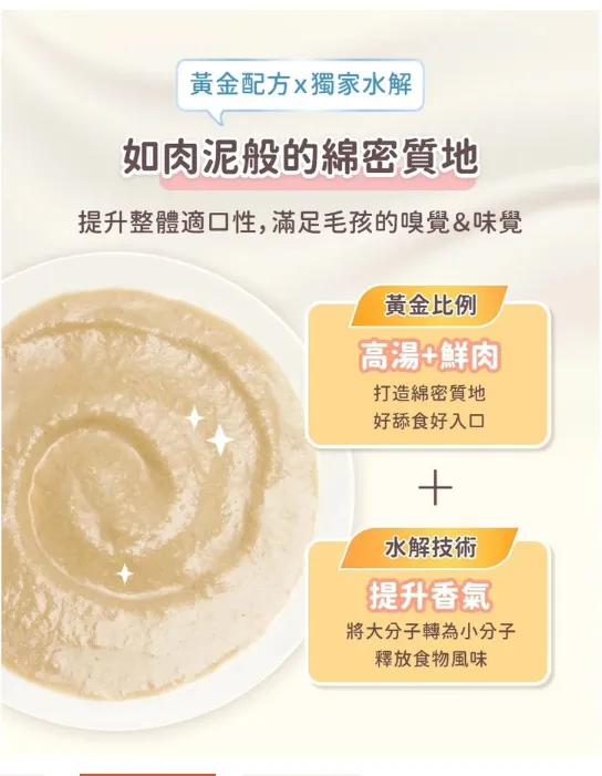 汪喵星球 益菌PRO+ 綿密肉泥 主食罐 80g 