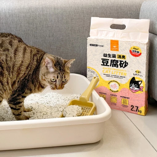 汪喵星球 益生菌消臭豆腐砂（條型）2.7kg