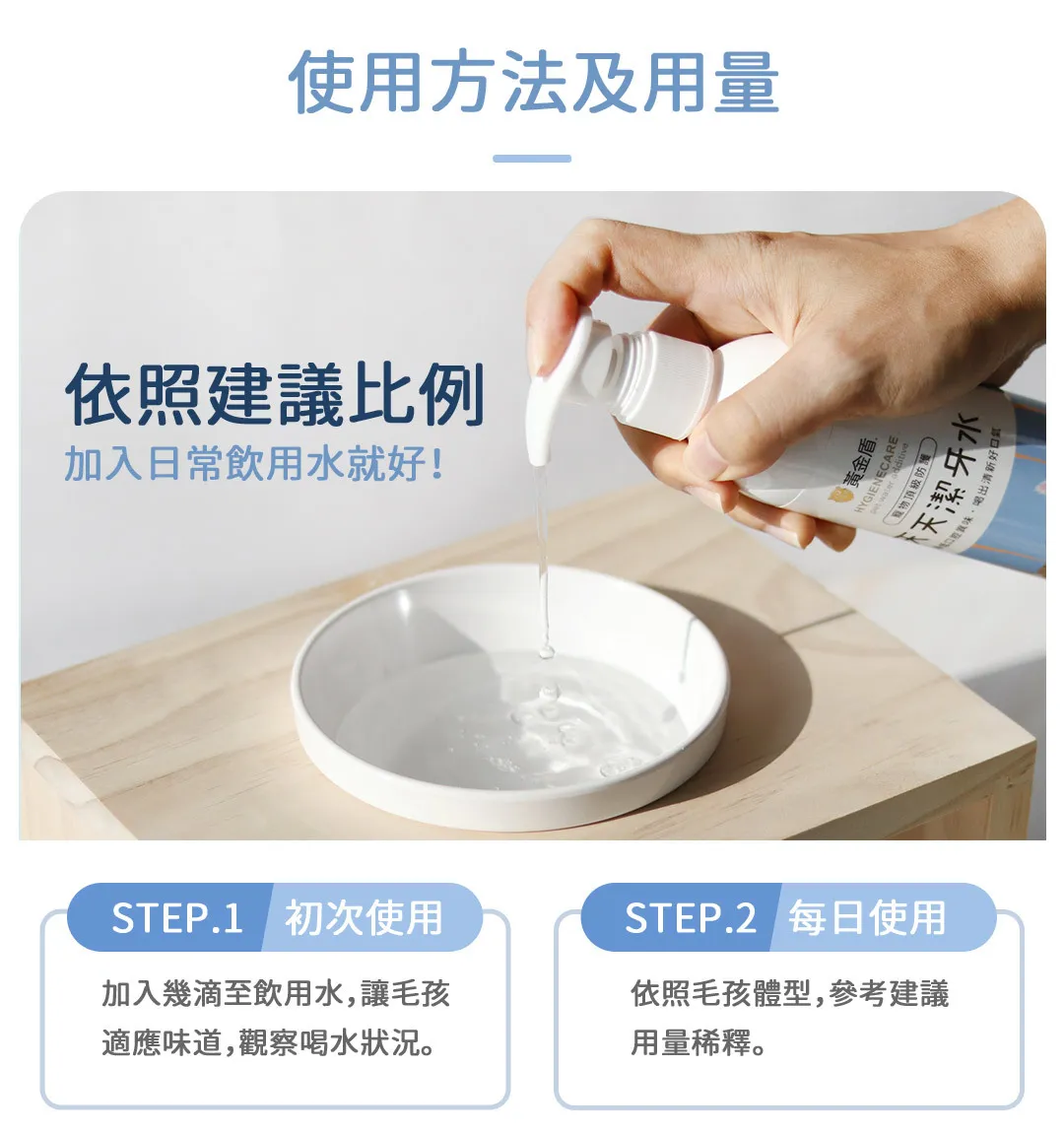 黃金盾 寵物天天潔牙水 250ml